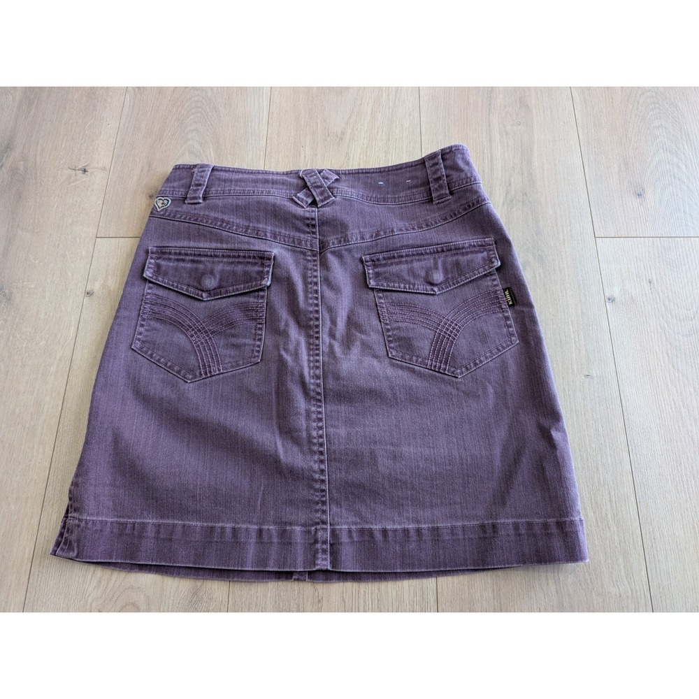 Kuhl Lydia Cord Skirt Womens 4 Purple A-Line Stretch Pockets Casual RARE - Picture 9 of 9